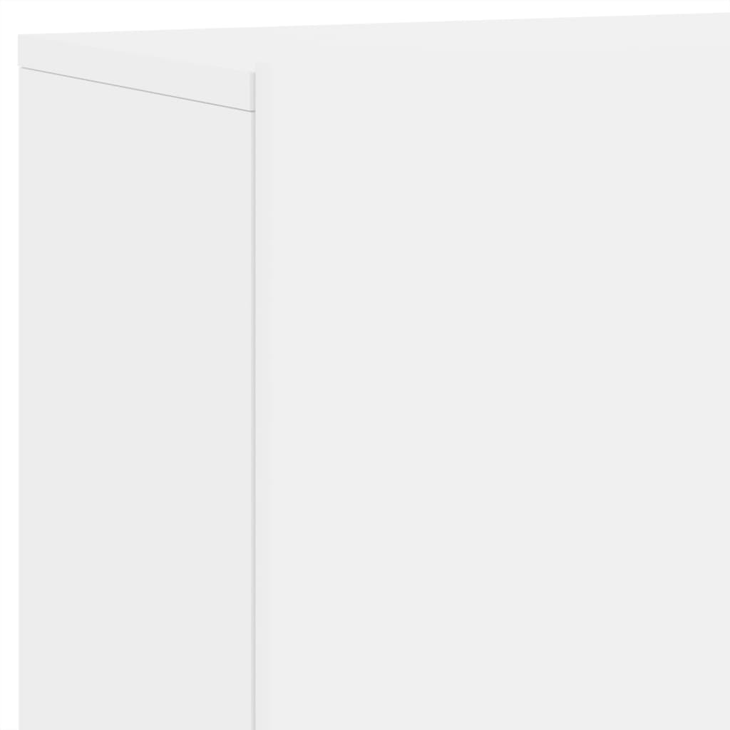 Unités murales TV 5 pcs blanc bois d'ingénierie - XIOS
