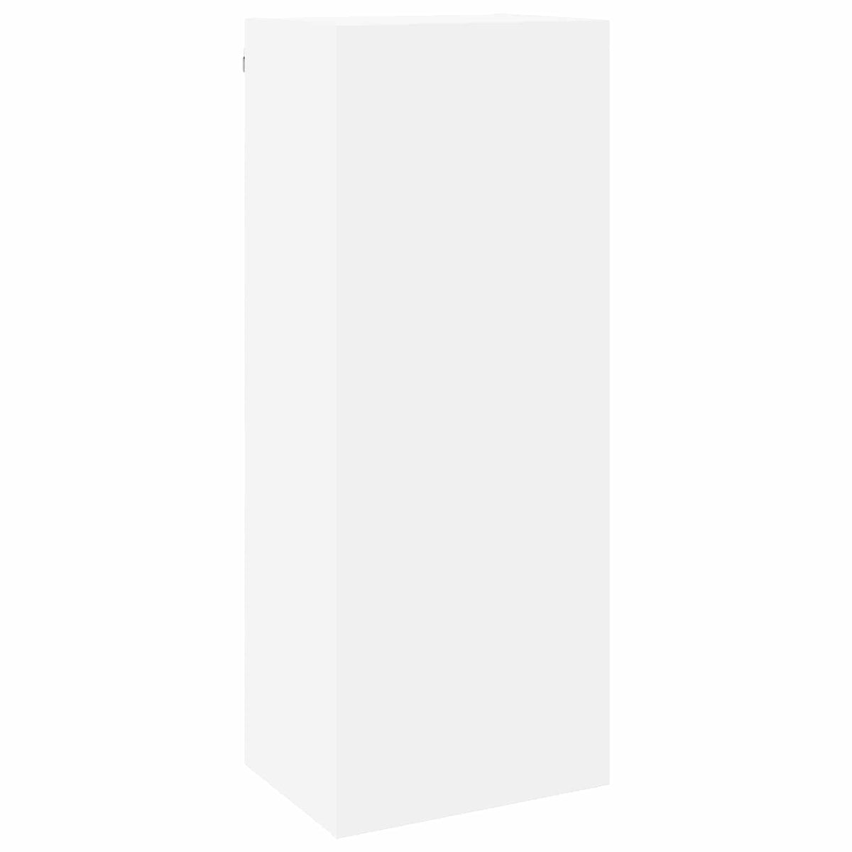 Unités murales TV 5 pcs blanc bois d'ingénierie