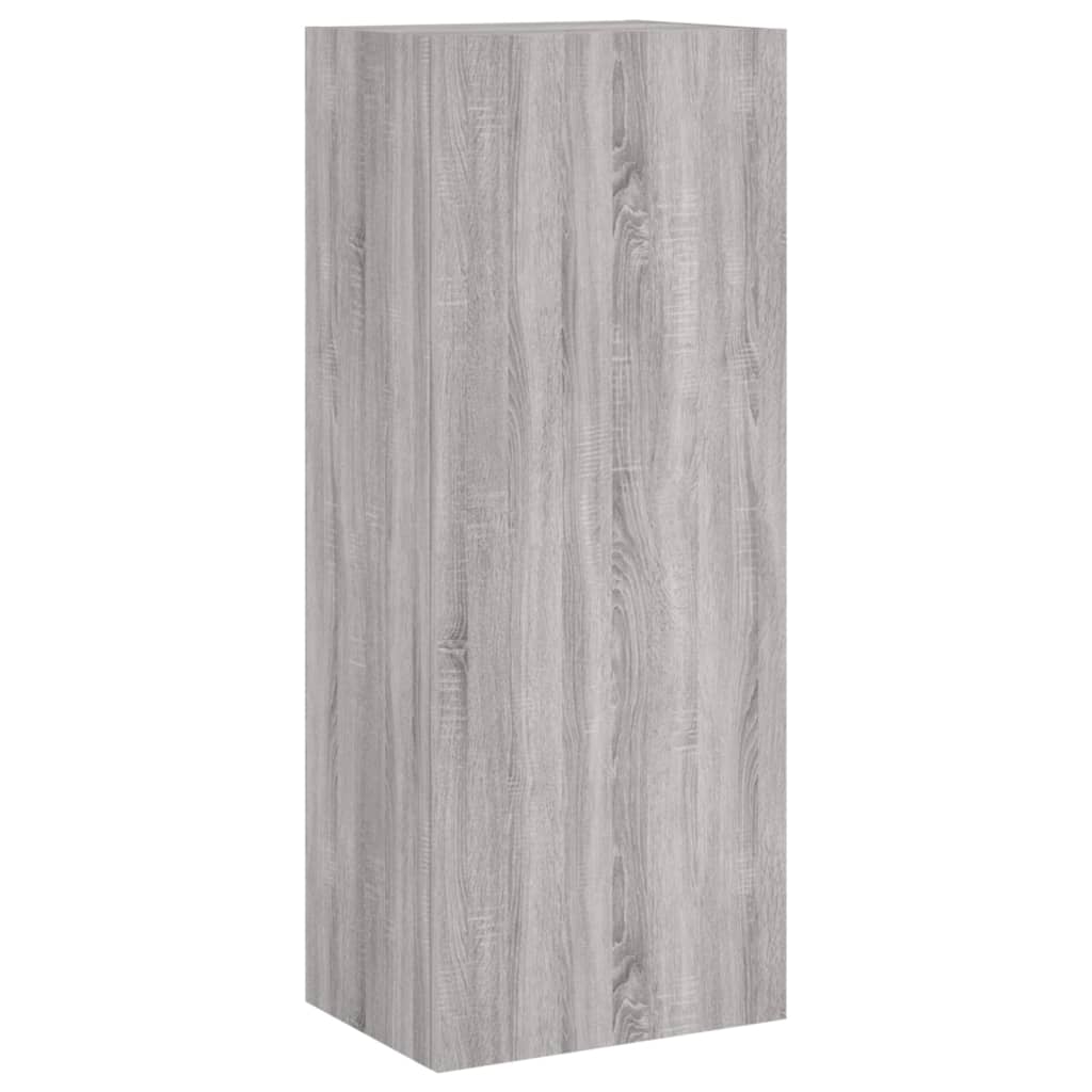 Unités murales TV 5 pcs sonoma gris bois d'ingénierie - XIOS