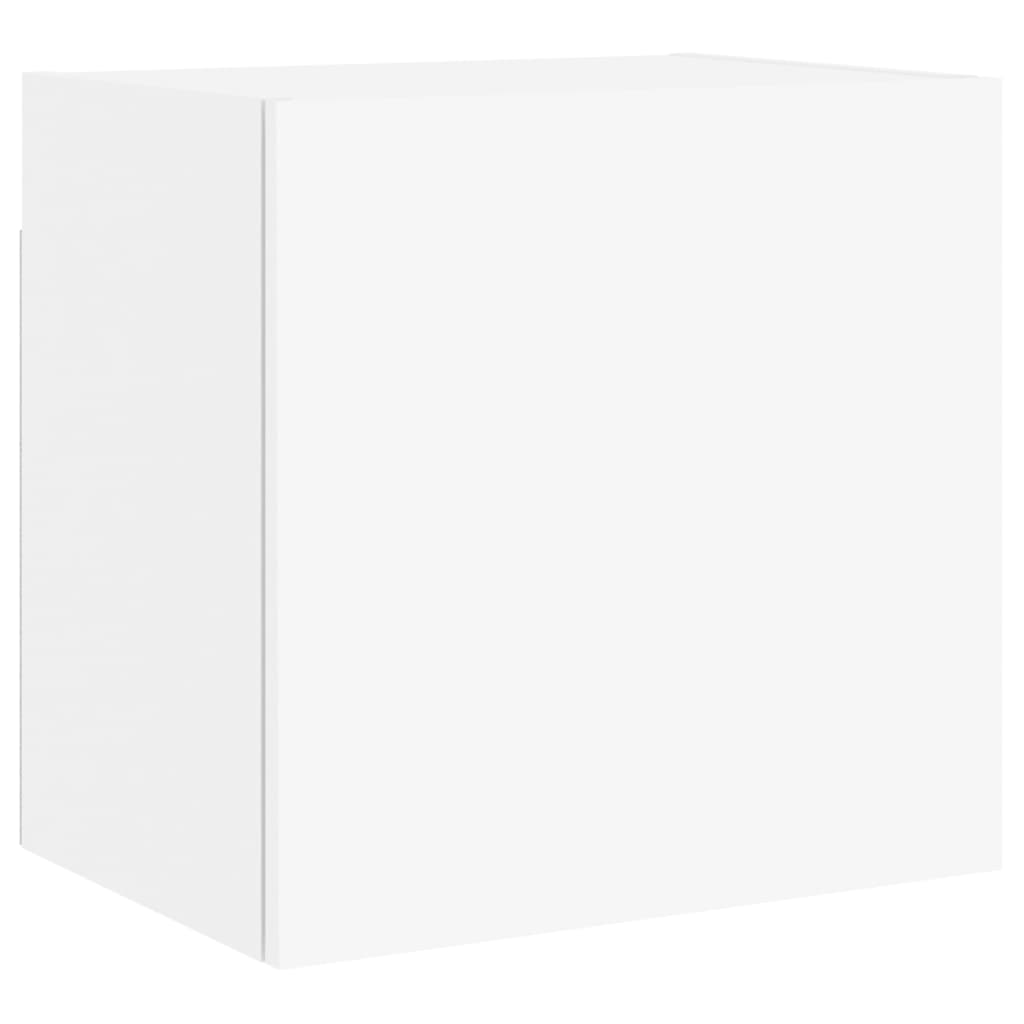 Unités murales TV 4 pcs blanc bois d'ingénierie - XIOS