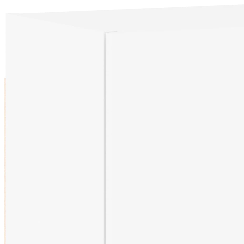 Unités murales TV 4 pcs blanc bois d'ingénierie - XIOS