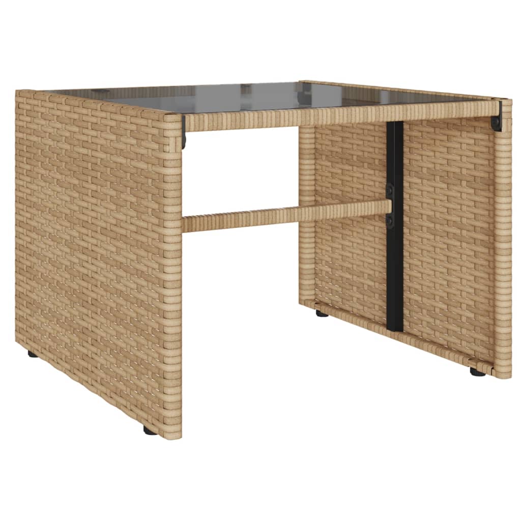 Salon de jardin avec coussins 4 pcs beige résine tressée - XIOS