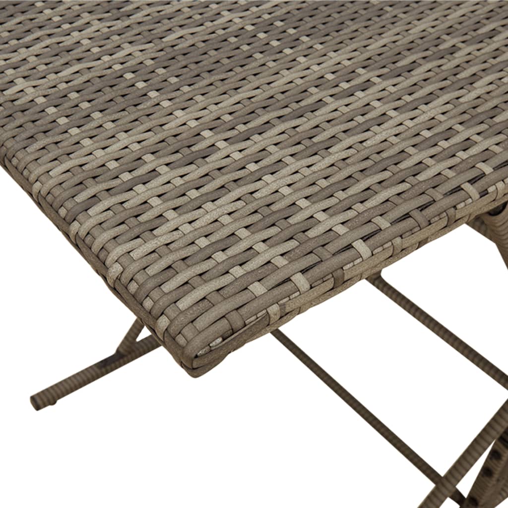 Ensemble à manger de jardin et coussins 7 pcs gris rotin - XIOS