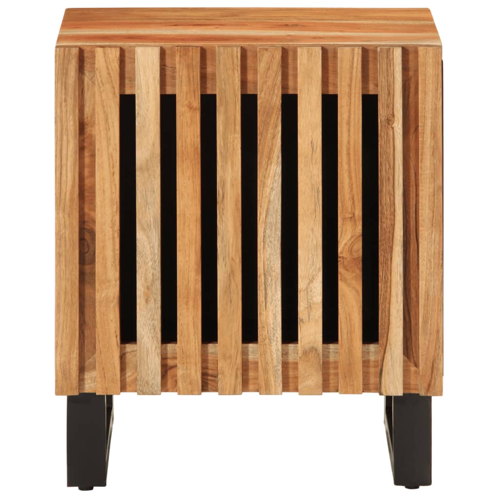 Table de chevet 40x34x46 cm bois d'acacia massif - XIOS