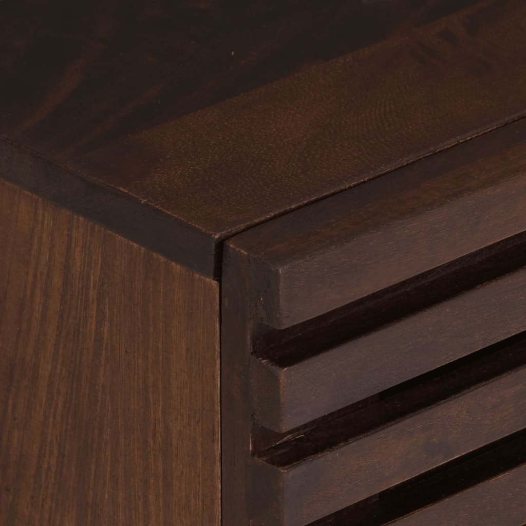 Tables de chevet 2 pcs 40x34x46 cm bois de manguier massif - XIOS