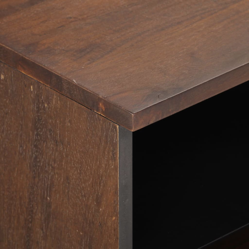Meuble TV marron 70x34x46 cm bois massif de manguier - XIOS