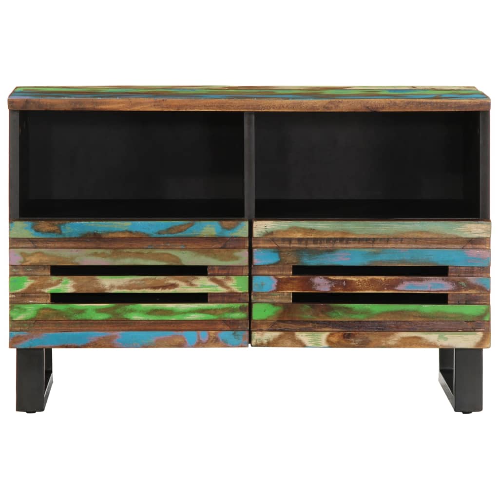 Meuble TV 70x34x46 cm bois d'acacia massif - XIOS