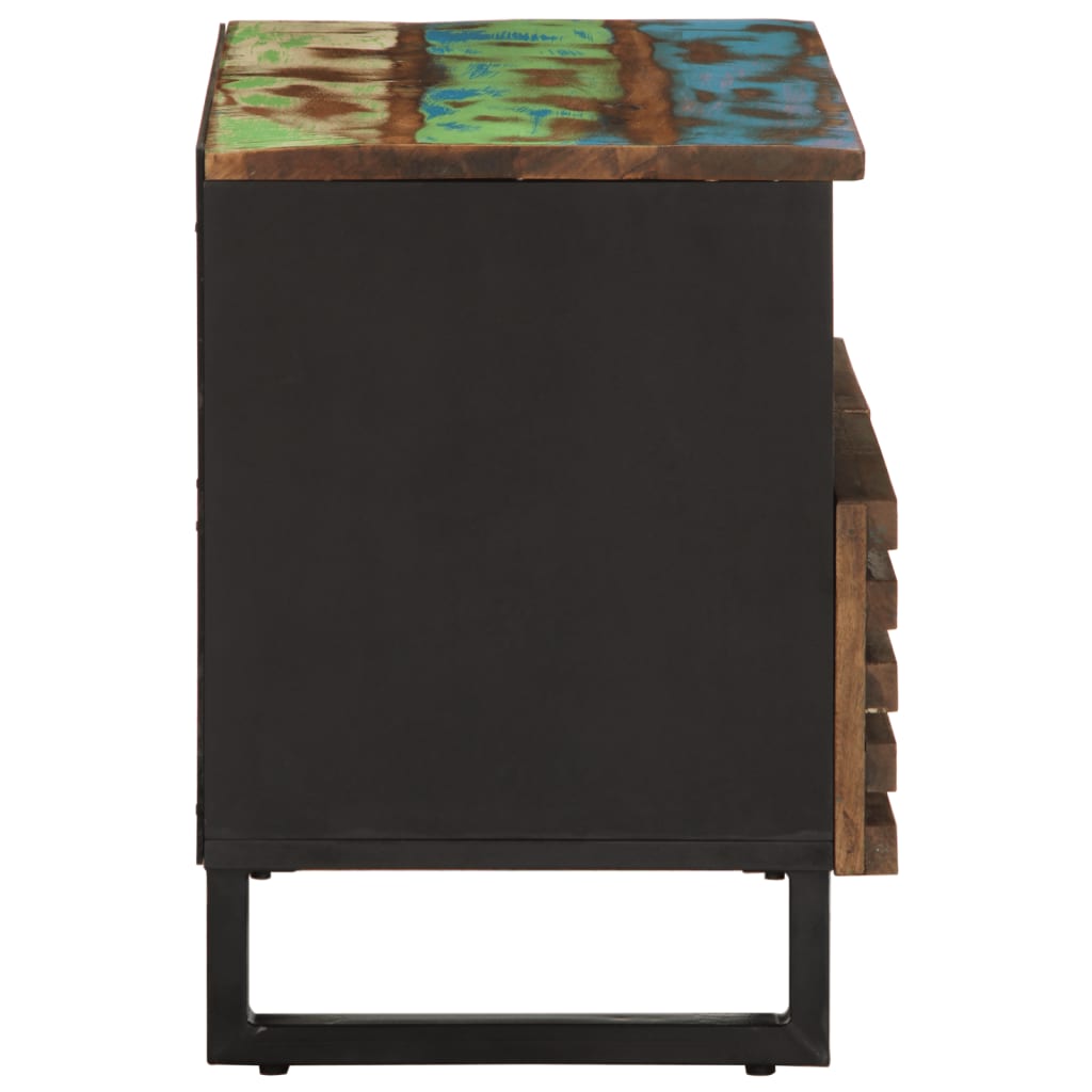 Meuble TV 70x34x46 cm bois d'acacia massif - XIOS