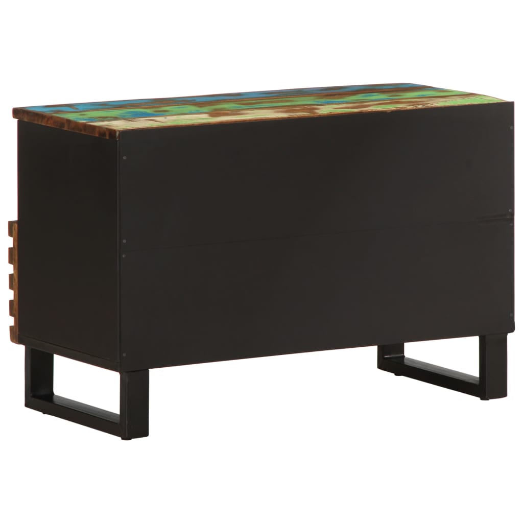 Meuble TV 70x34x46 cm bois d'acacia massif - XIOS