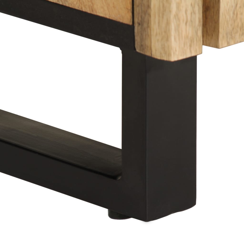 Buffet 60x34x75 cm bois de manguier massif brut - XIOS