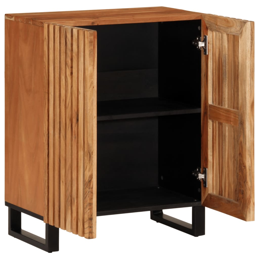 Buffet 60x34x75 cm bois d'acacia massif - XIOS