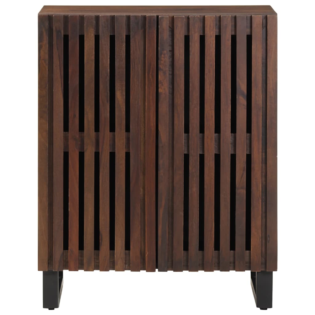 Buffet marron 60x34x75 cm bois massif de manguier - XIOS