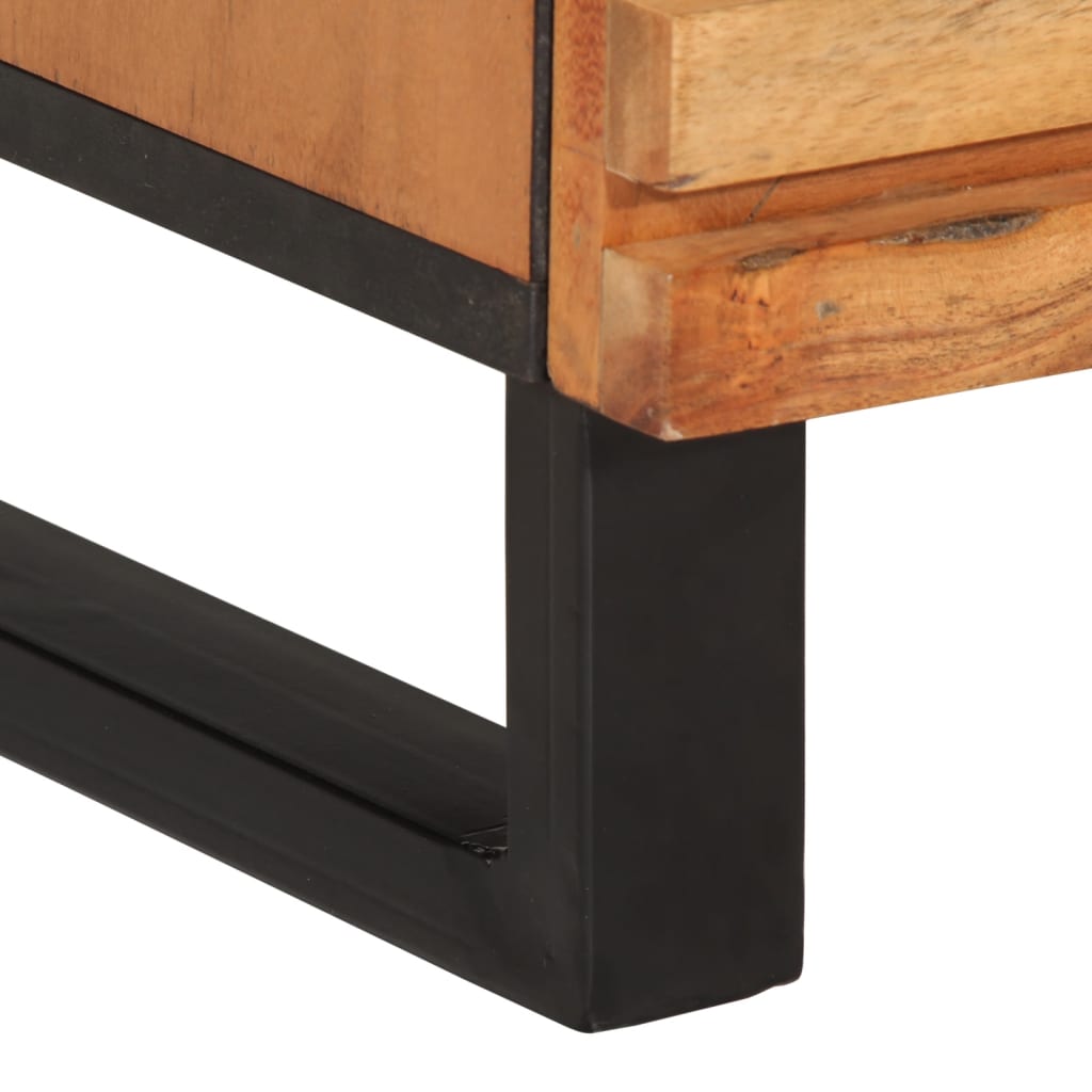 Buffet 60x34x75 cm bois d'acacia massif - XIOS