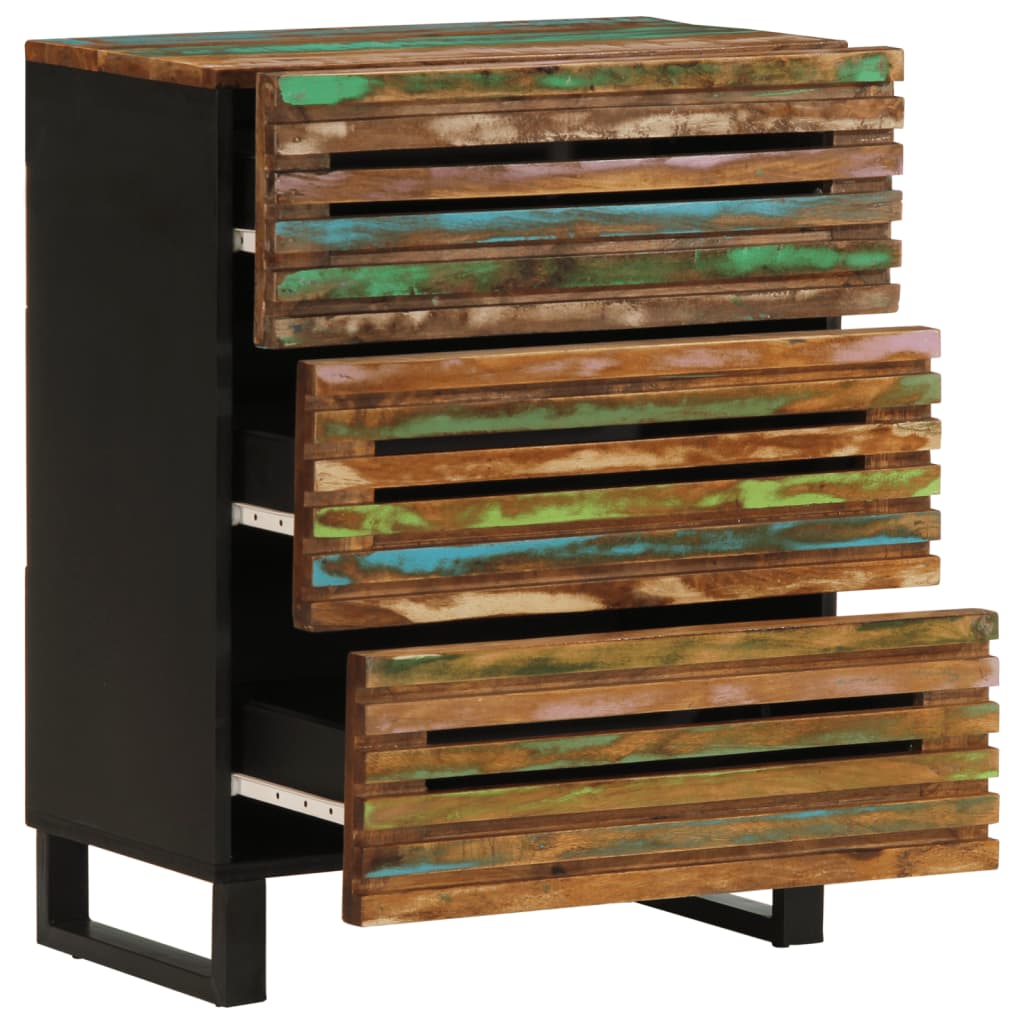 Buffet 60x34x75 cm bois d'acacia massif - XIOS