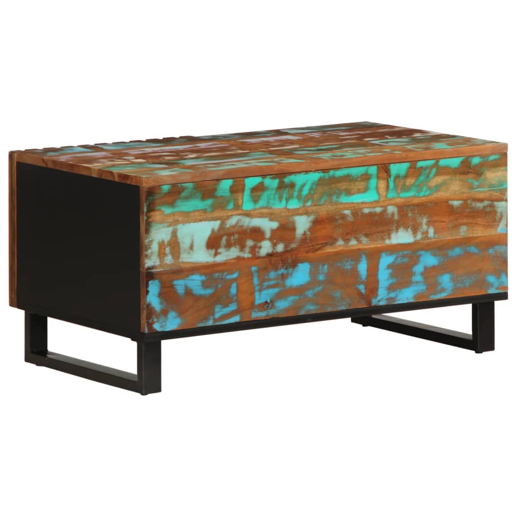 Table basse 80x51x40 cm bois massif d'acacia - XIOS