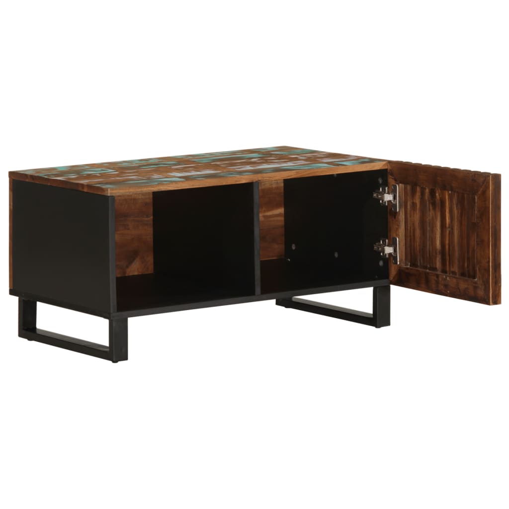 Table basse 80x51x40 cm bois massif d'acacia - XIOS