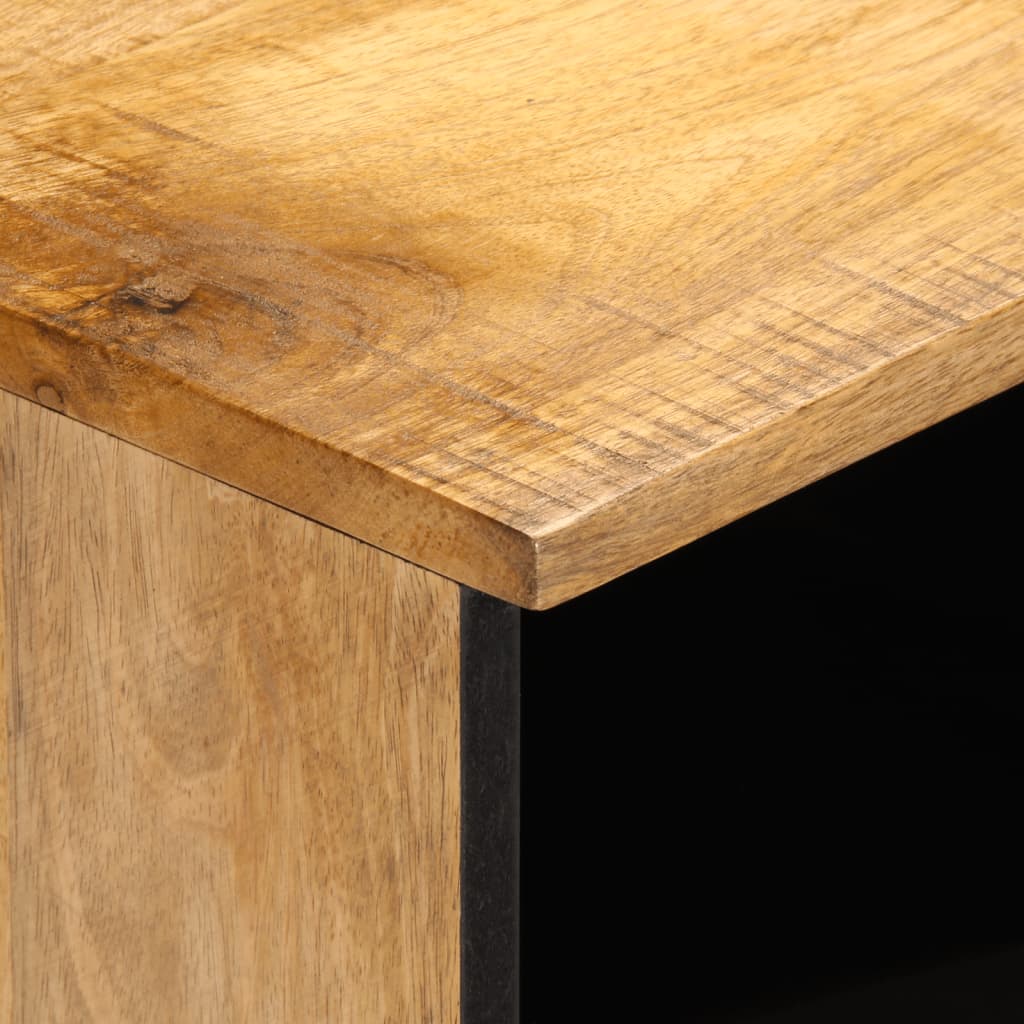 Tables de chevet 2 pcs 40x34x46 cm bois massif de manguier brut - XIOS