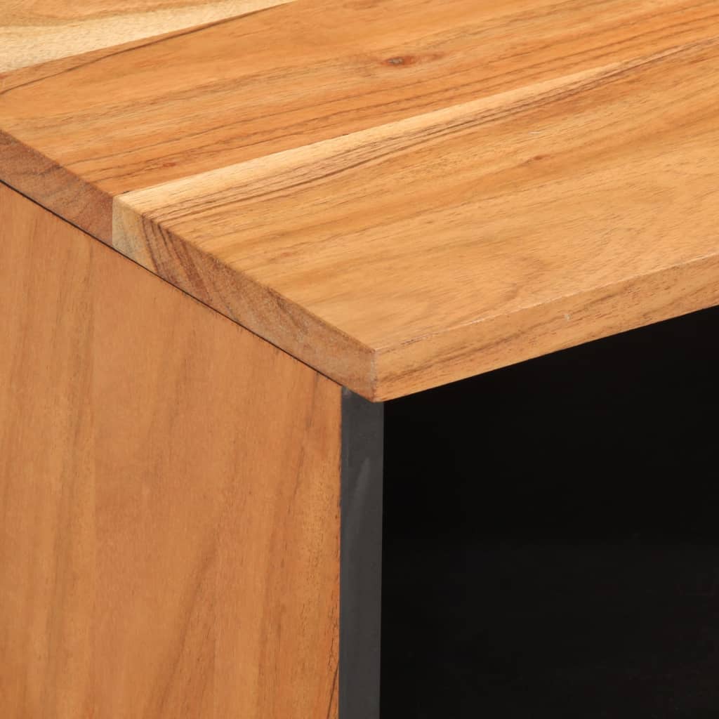 Table de chevet 40x34x46 cm bois d'acacia massif - XIOS