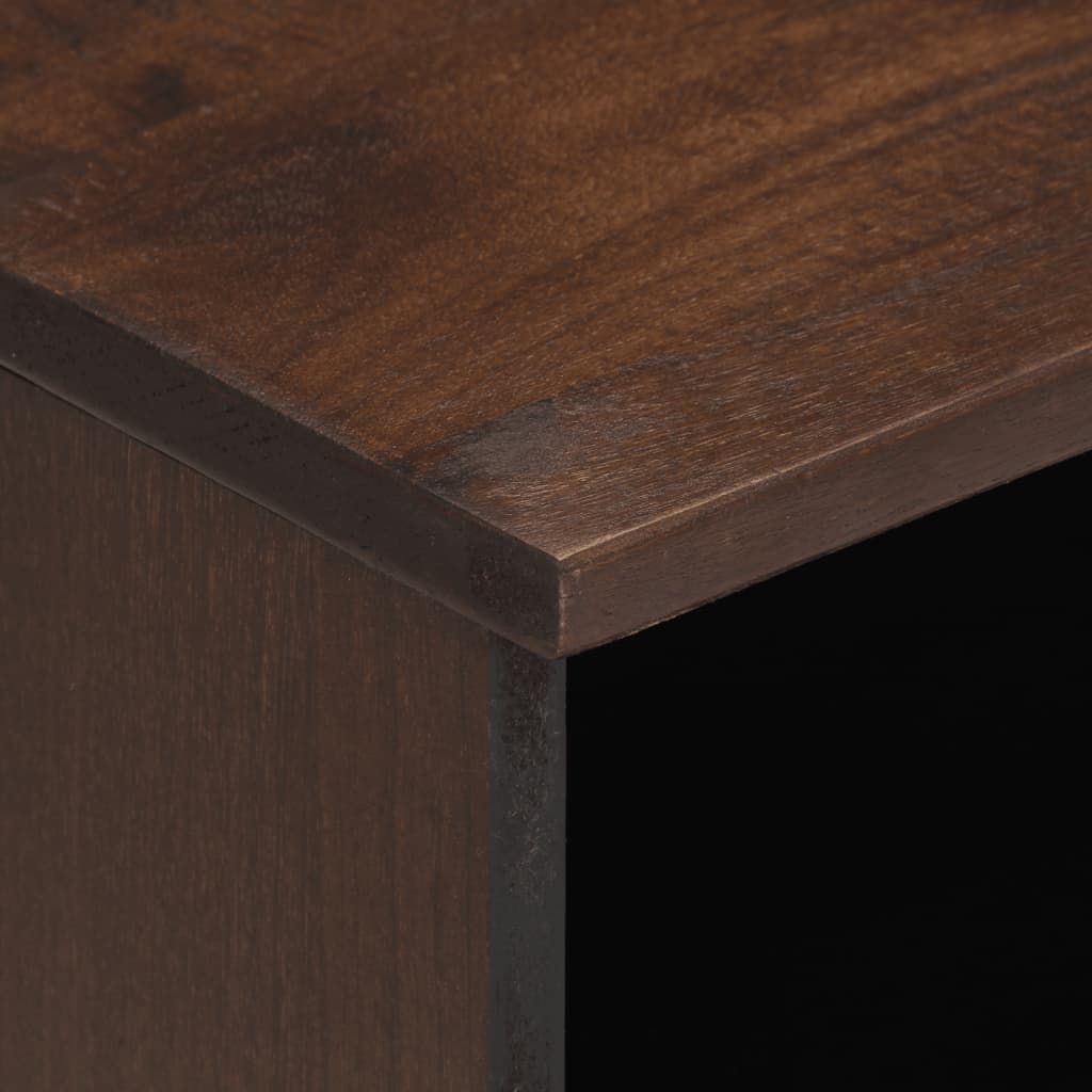 Table de chevet 40x34x46 cm bois de manguier massif - XIOS