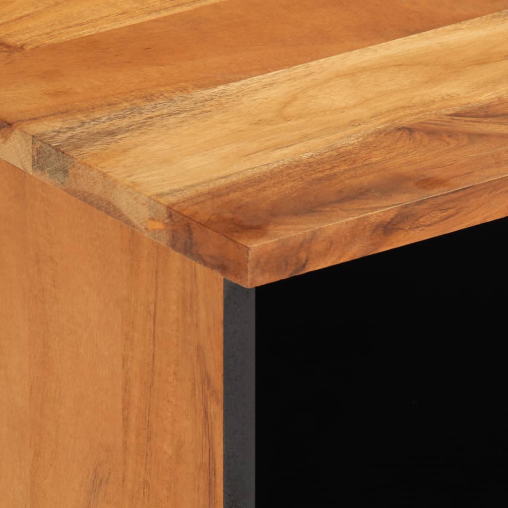 Meuble TV 100x34x46 cm bois d'acacia massif - XIOS