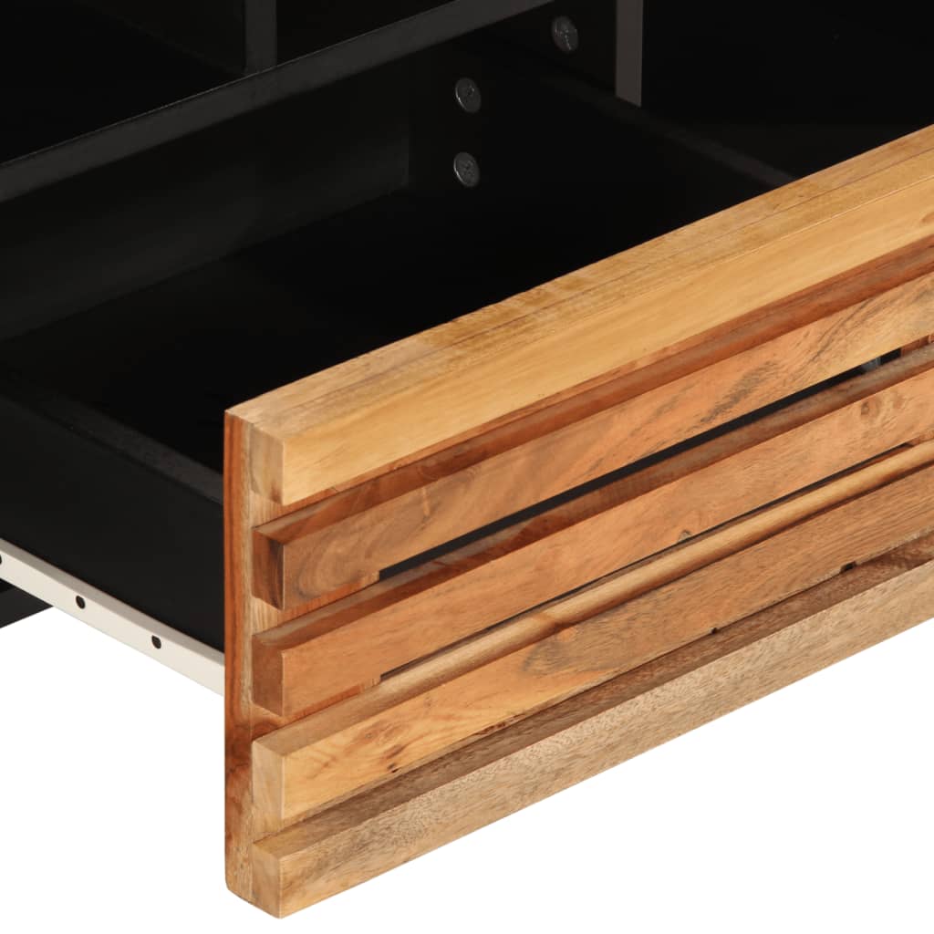 Meuble TV 100x34x46 cm bois d'acacia massif - XIOS