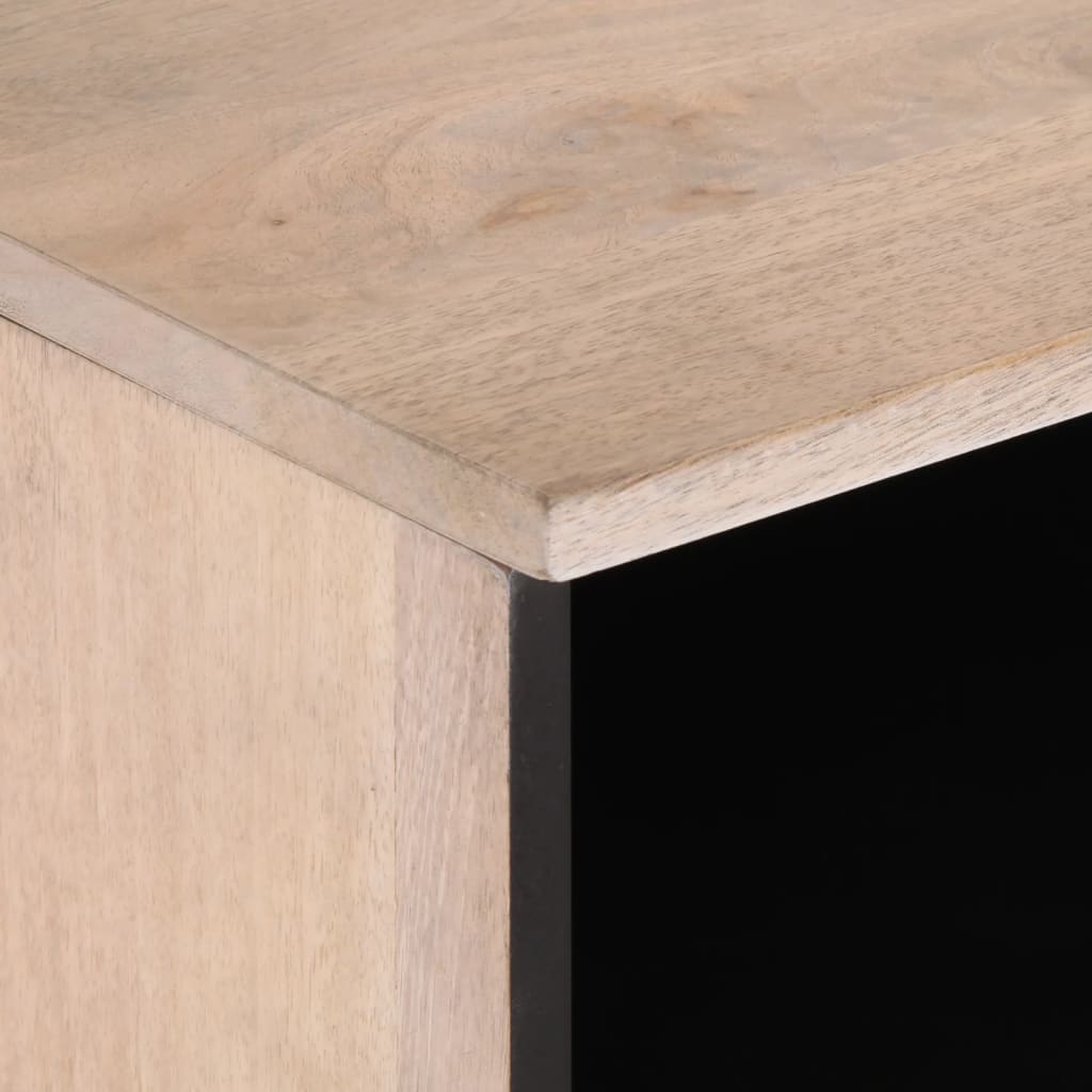 Meuble TV 100x34x46 cm bois massif de manguier - XIOS