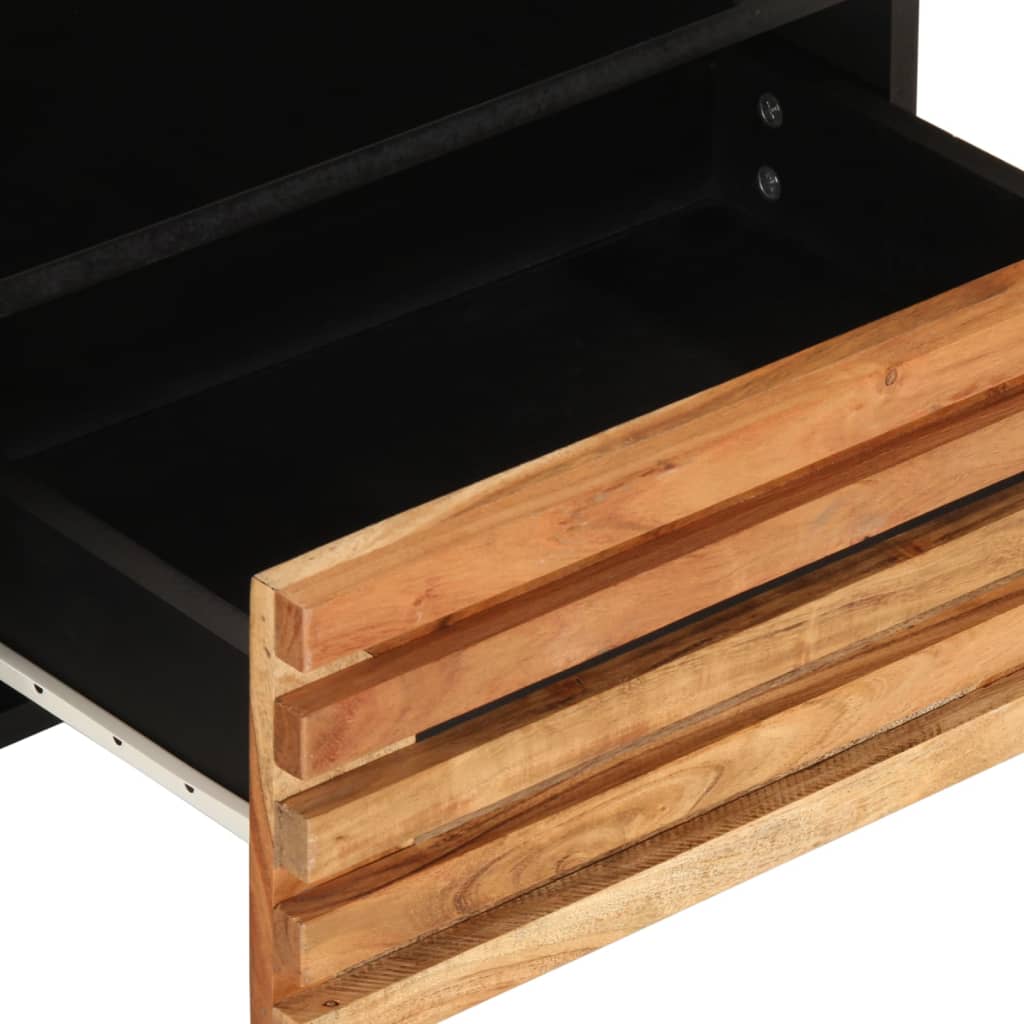 Meuble TV 80x34x46 cm bois d'acacia massif - XIOS