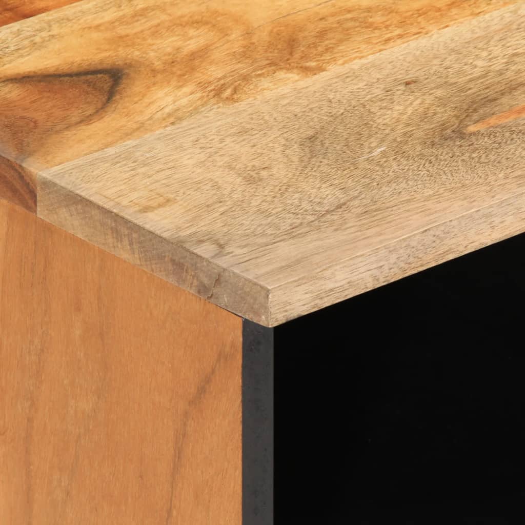 Meuble TV 80x34x46 cm bois d'acacia massif - XIOS