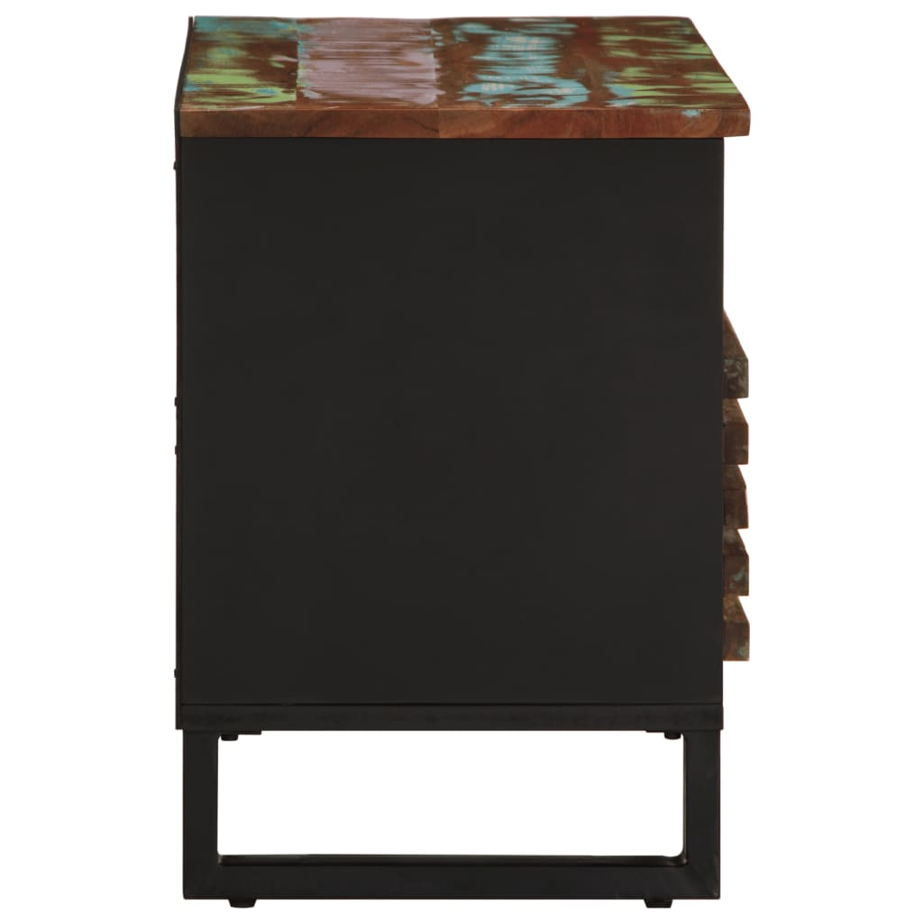 Meuble TV 80x34x46 cm bois d'acacia massif - XIOS