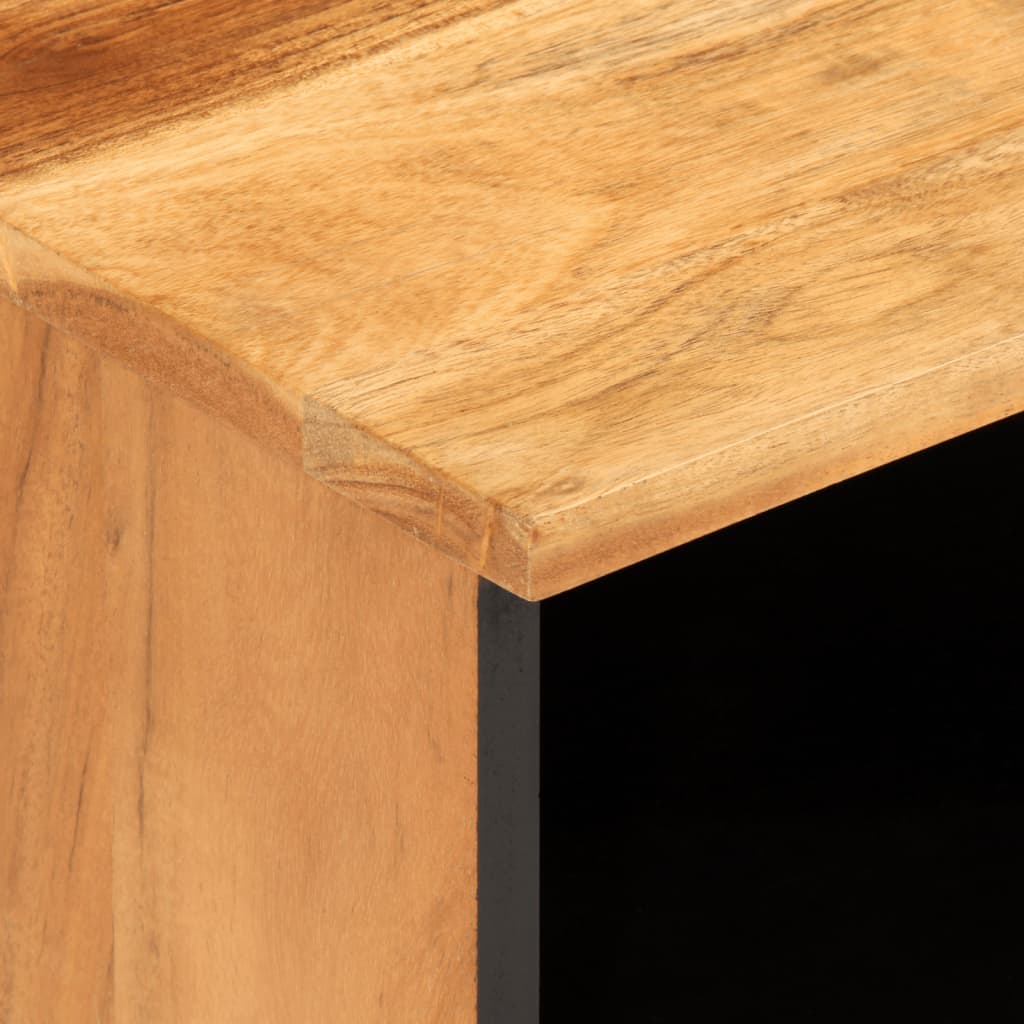 Meuble TV 100x34x46 cm bois d'acacia massif - XIOS