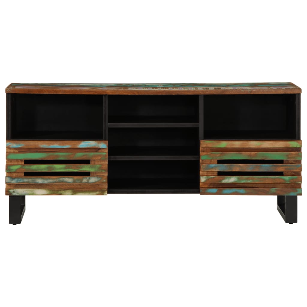 Meuble TV 100x34x46 cm bois d'acacia massif - XIOS