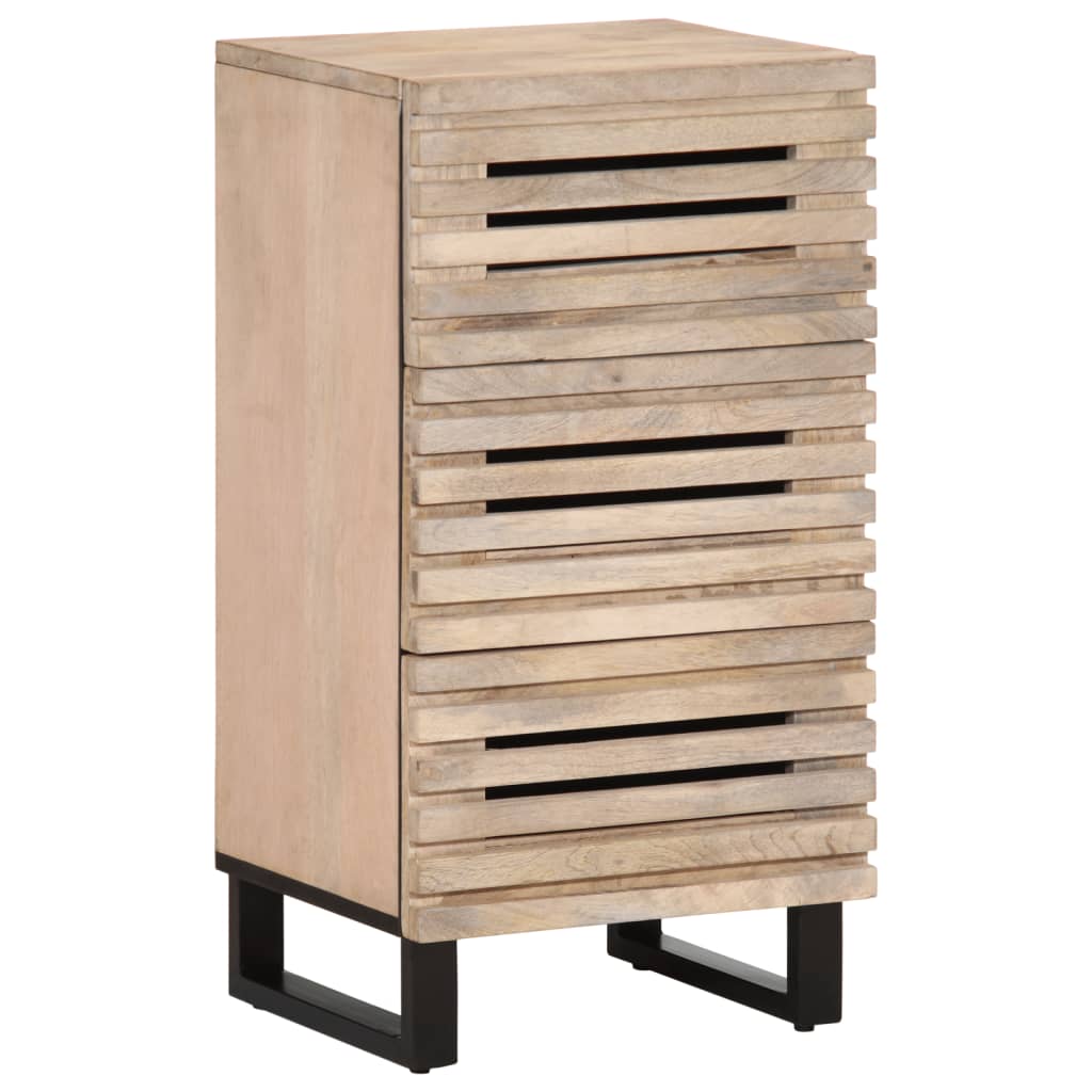 Buffet 40x34x75 cm bois massif de manguier - XIOS
