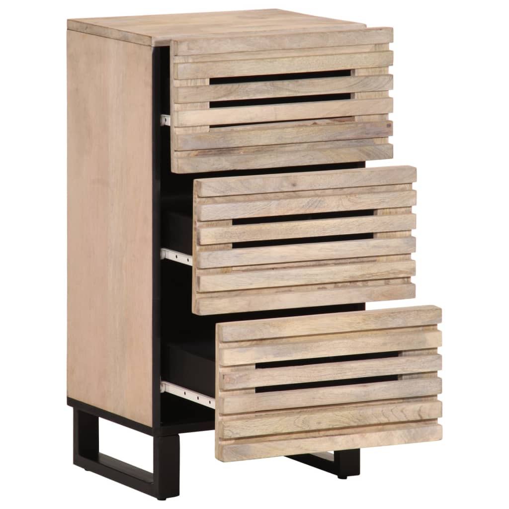 Buffet 40x34x75 cm bois massif de manguier - XIOS