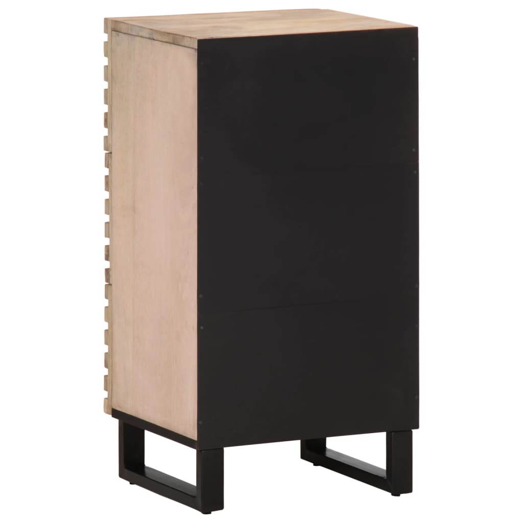 Buffet 40x34x75 cm bois massif de manguier - XIOS