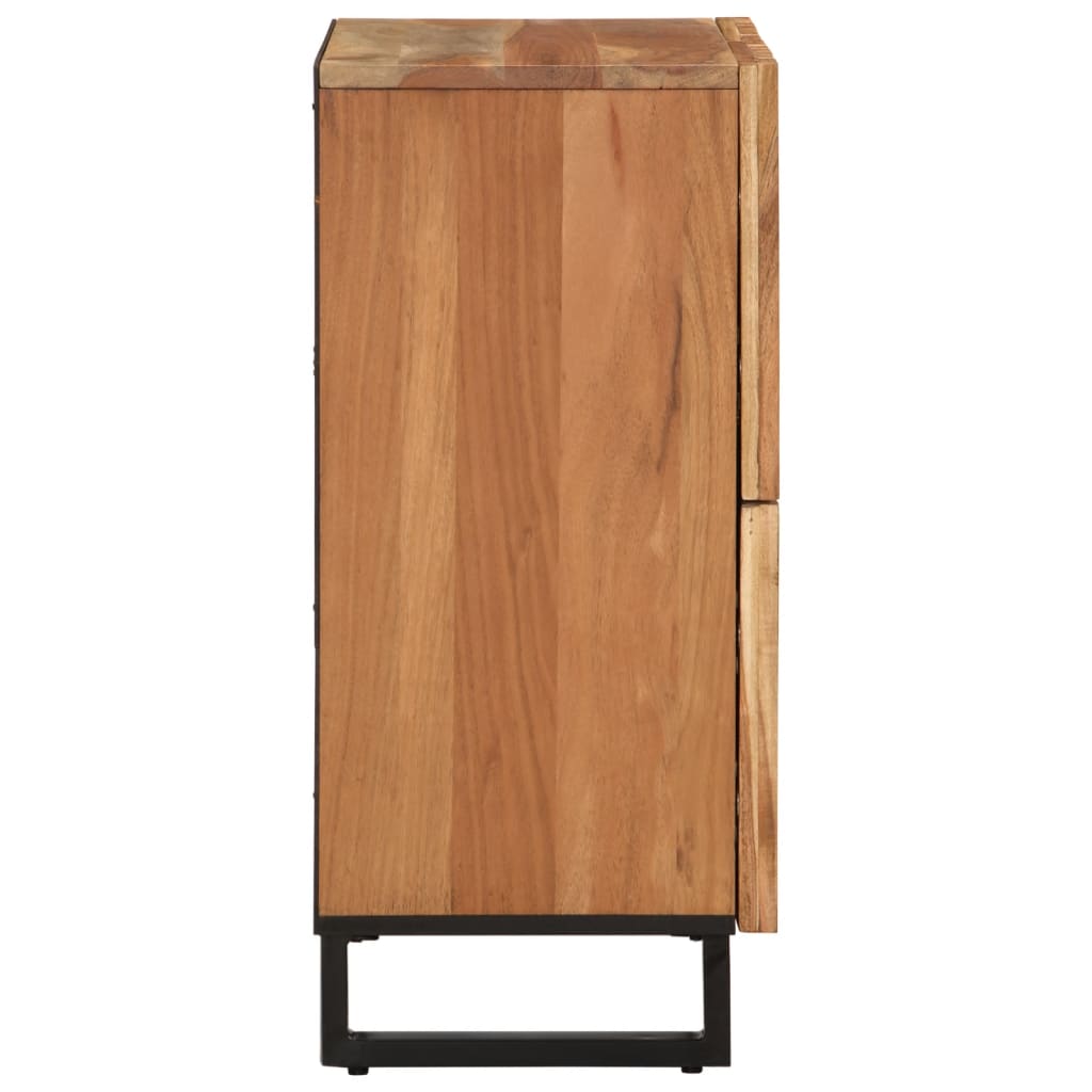 Buffet 60x34x75 cm bois d'acacia massif - XIOS