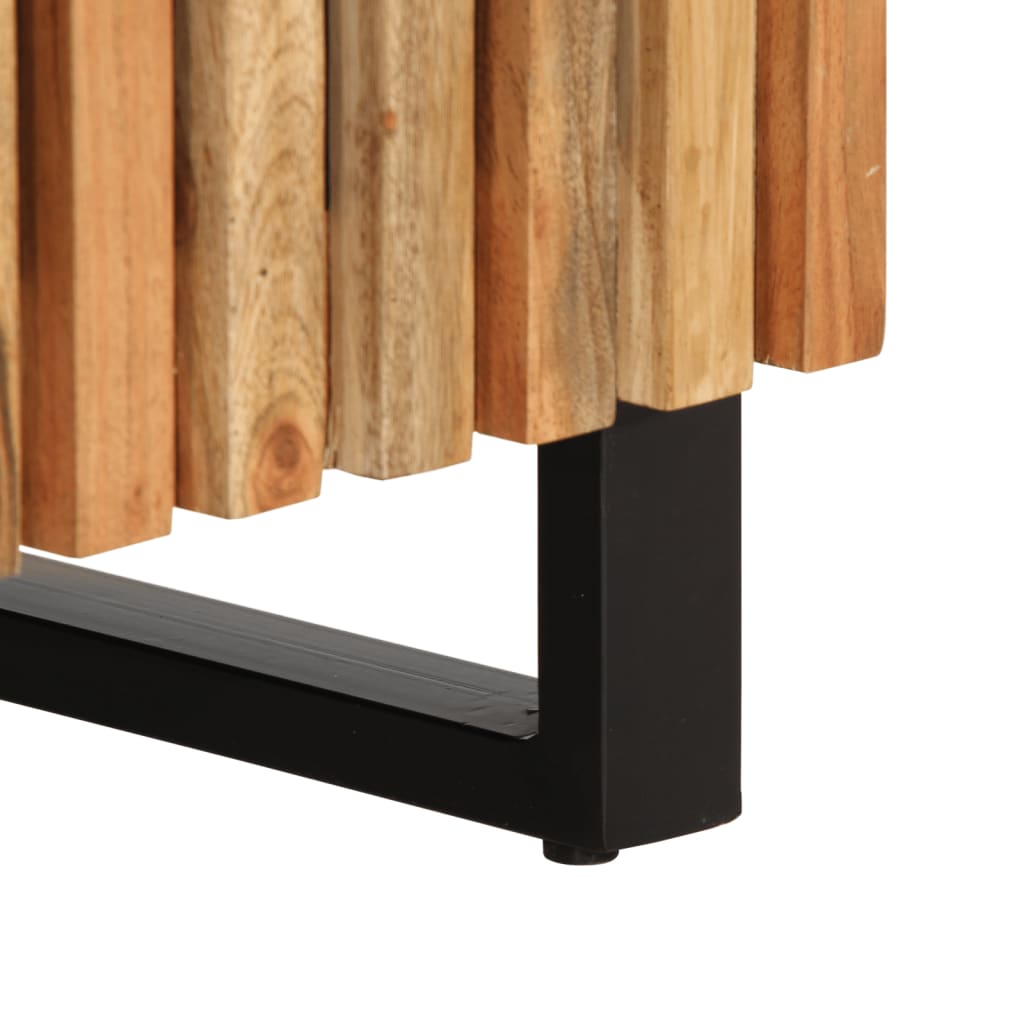 Buffet 60x34x75 cm bois d'acacia massif - XIOS