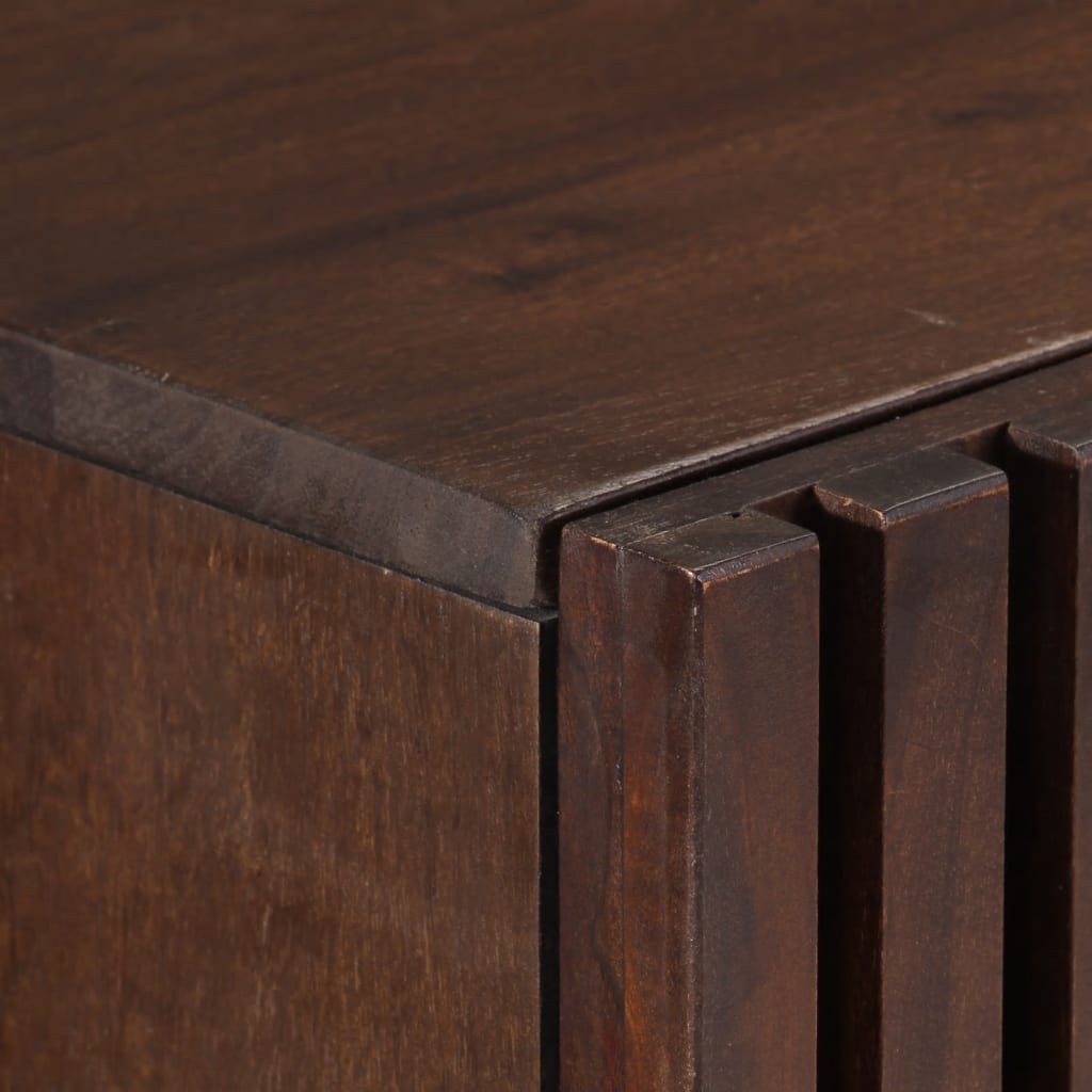 Buffet marron 60x34x75 cm bois massif de manguier - XIOS