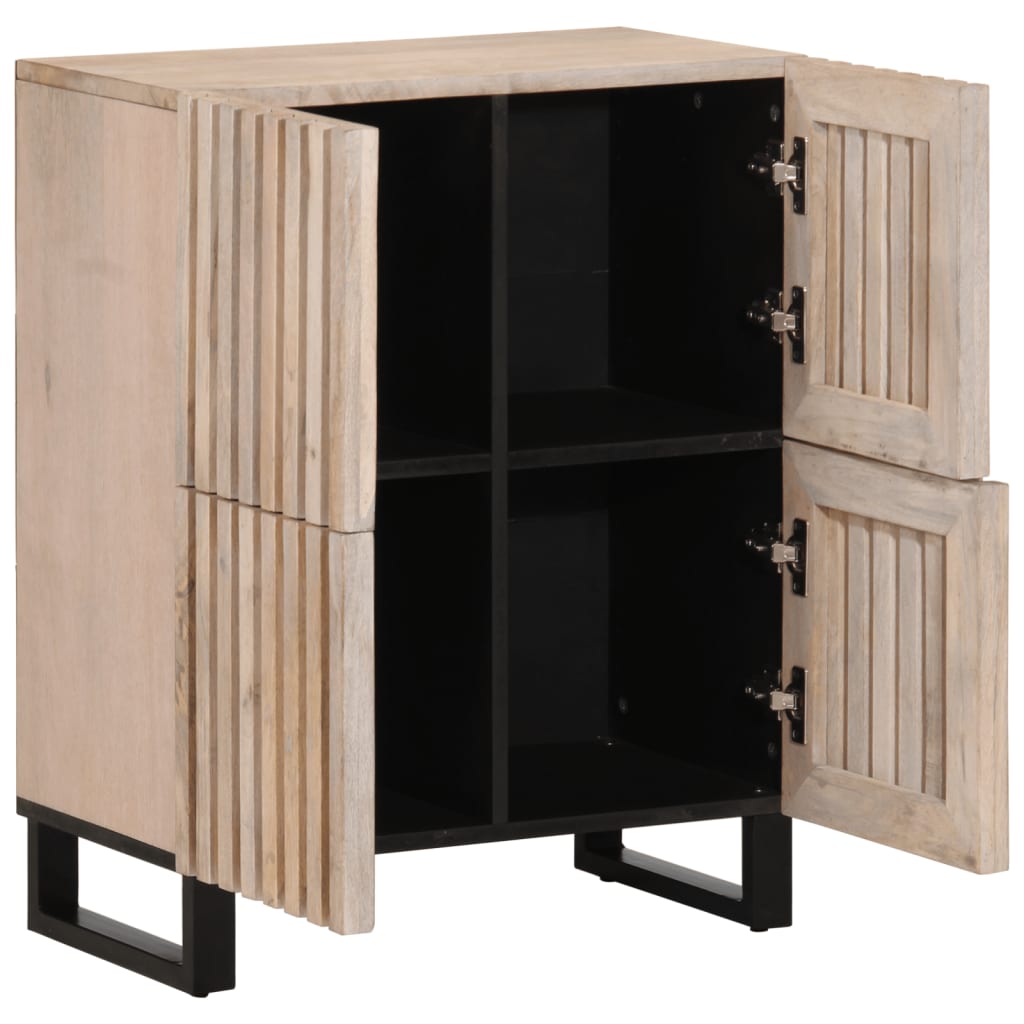 Buffet 60x34x75 cm bois de manguier massif - XIOS