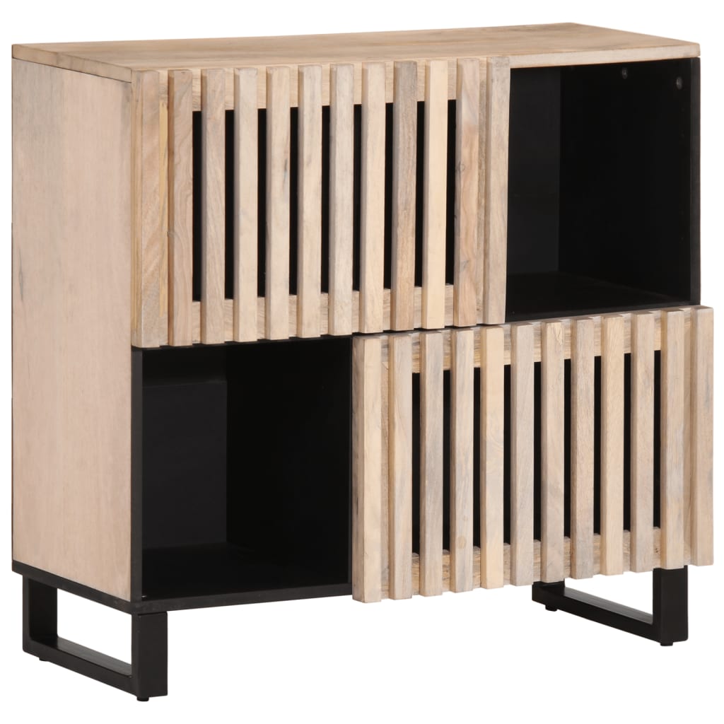 Buffet 80x34x75 cm Bois massif de manguier - XIOS