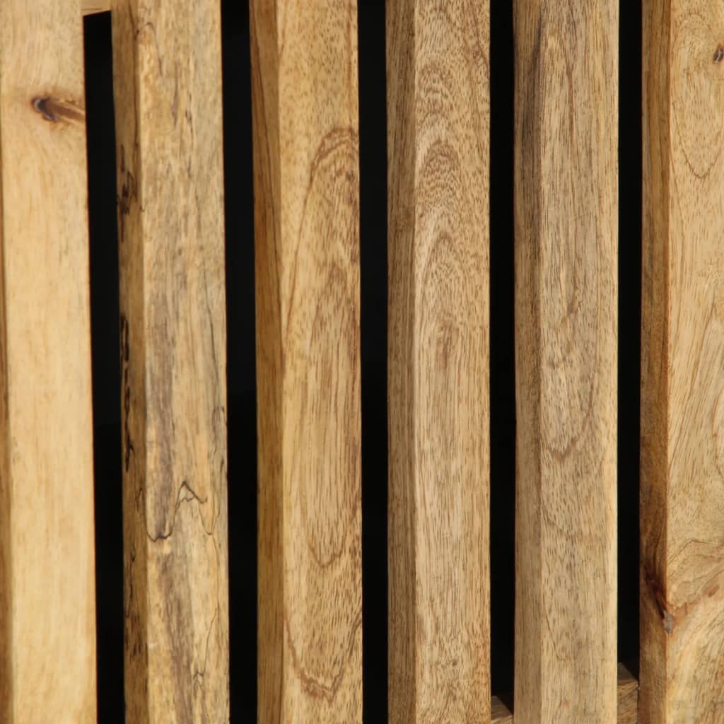 Buffet haut 40x34x110 cm bois massif de manguier brut - XIOS