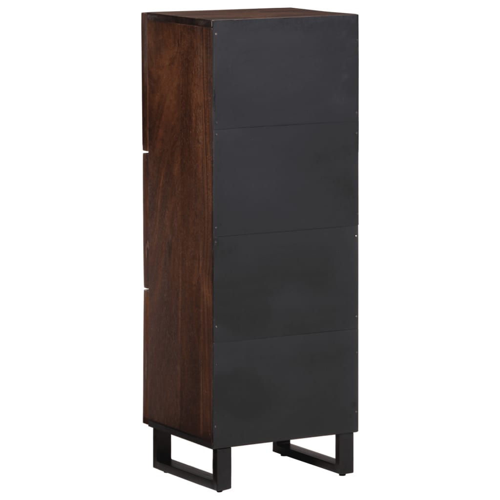 Buffet marron 40x34x110 cm bois massif de manguier - XIOS