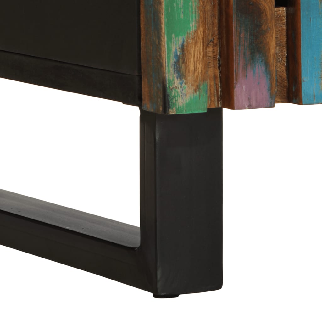 Buffet haut 40x34x110 cm bois massif d'acacia - XIOS