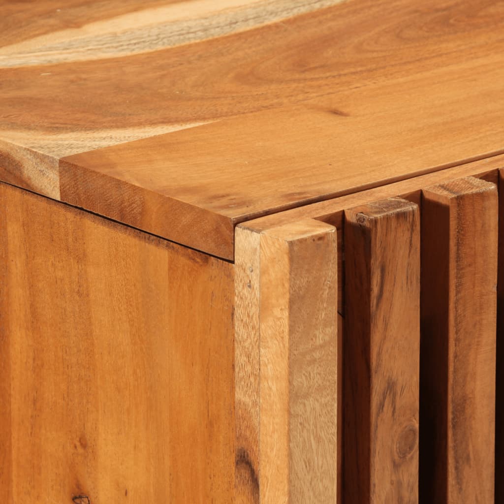 Buffet haut 60x34x100 cm bois massif d'acacia - XIOS