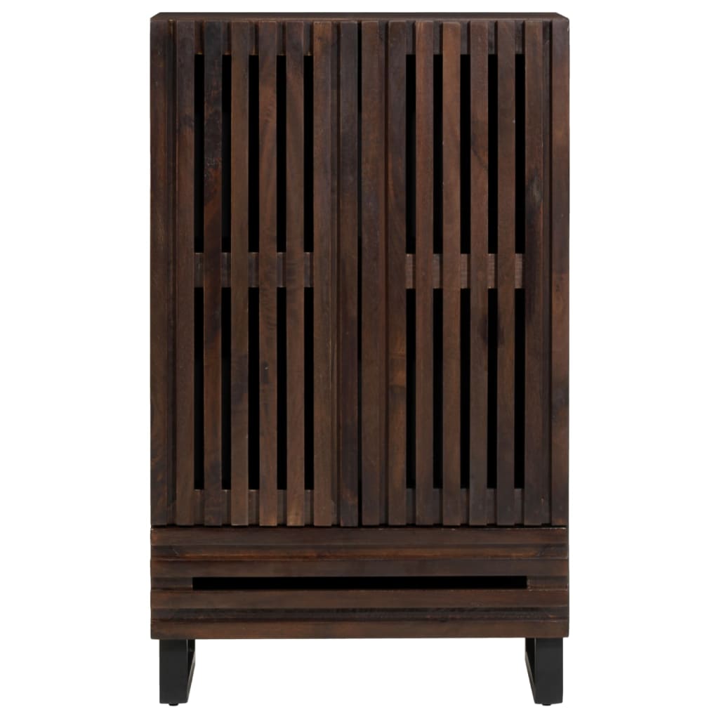 Buffet marron 60x34x100 cm bois de manguier massif - XIOS