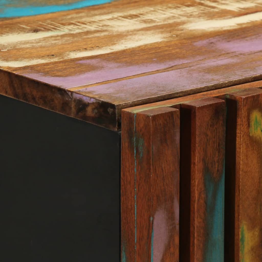 Buffet haut 60x34x100 cm bois massif d'acacia - XIOS