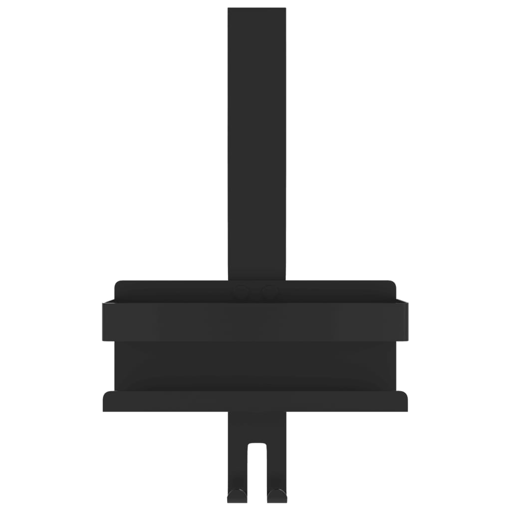 Support de douche suspendu noir mat acier inoxydable 304 brossé - XIOS