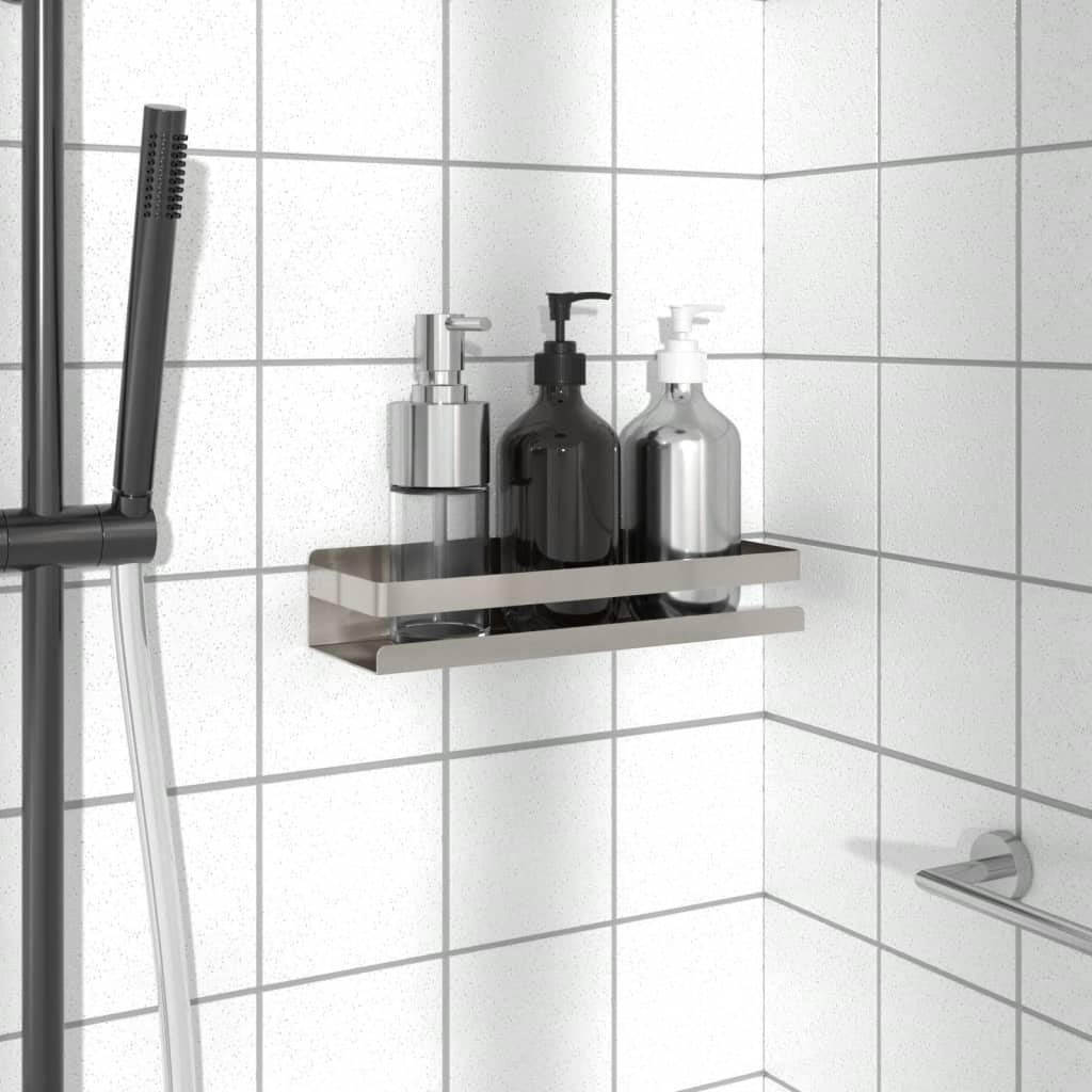 Étagère de douche 30x10x6 cm acier inoxydable 304 brossé - XIOS