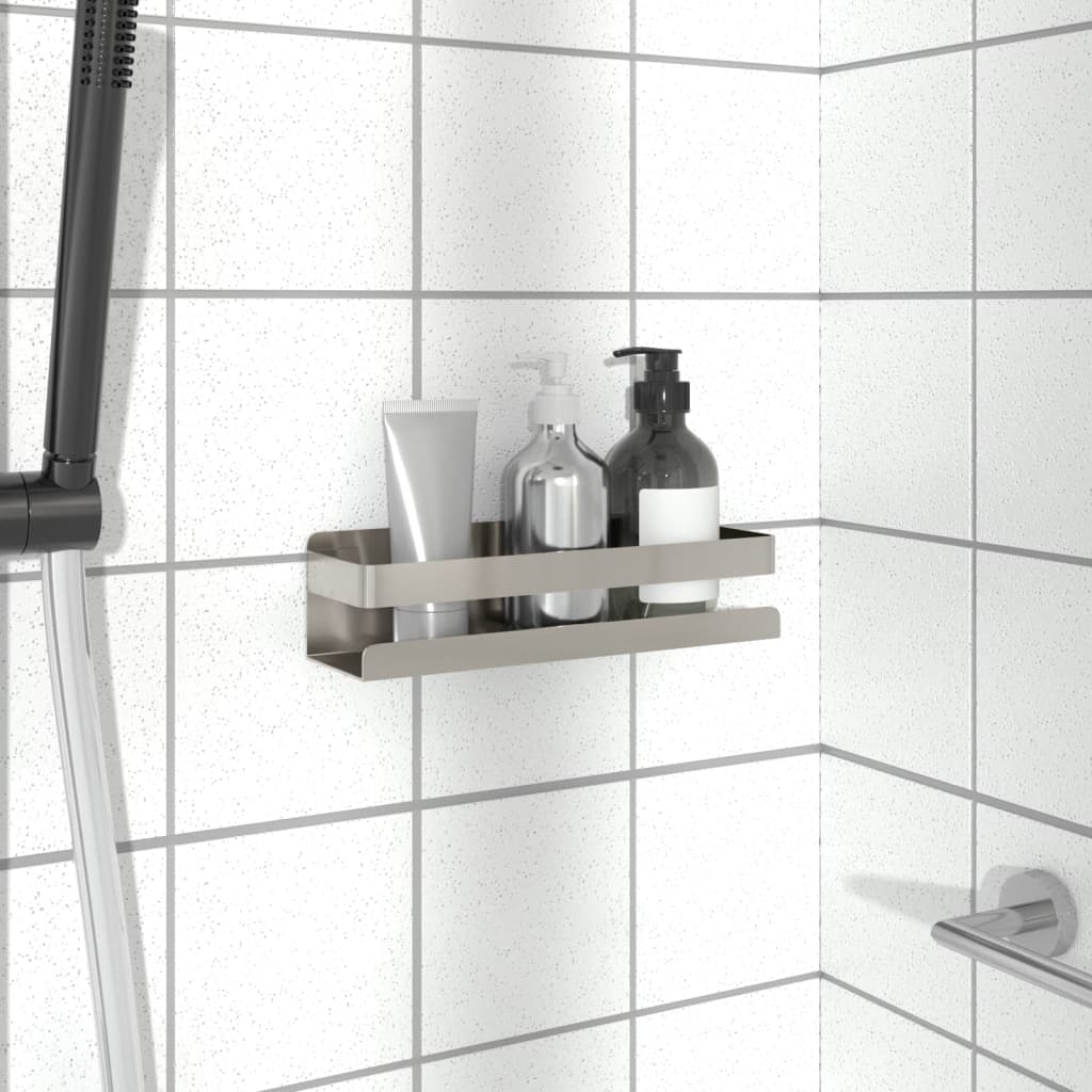Étagère de douche 23x6,5x6 cm acier inoxydable 304 brossé - XIOS