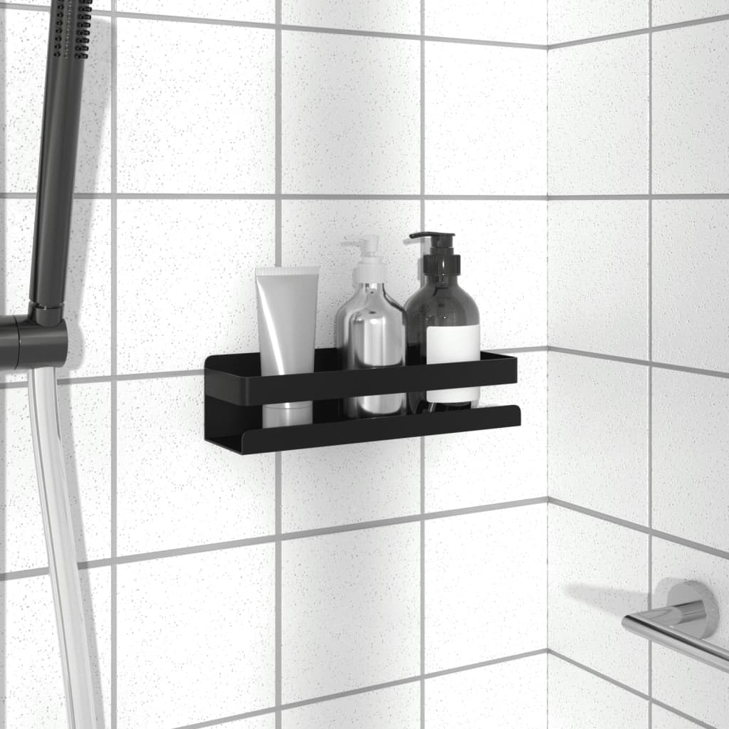 Étagère de douche noir mat acier inoxydable 304 brossé - XIOS