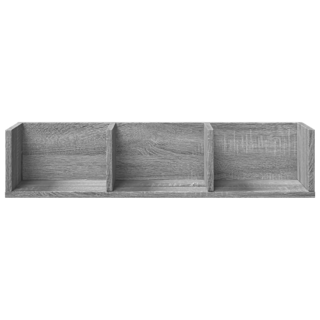 Armoires murales 2pcs sonoma gris 75x18x16,5 cm bois ingénierie - XIOS